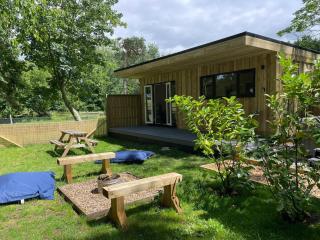 Luxury Chestnut Lodge with Hot Tub and Games Room - Toppesfield - 6