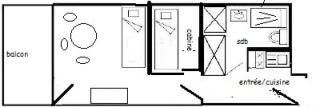 Résidence Le France - Studio 3/4 pers - LE FRANCE- PLAGNE CENTRE MAE-6064 - Aime La Plagne - 7