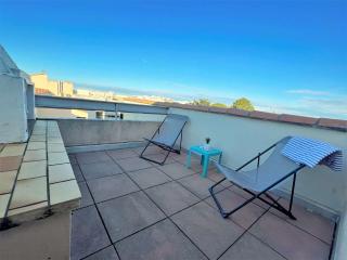 Duplex 2 pièces avec terrasse, solarium et parking privé proche plage et commerces - FR-1-307-271 - Le Grau-du-Roi - 7