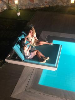 Kimona Villa Seafront Swimming Pool Jacuzzi 6 Bedrooms 21 PAX Kouvohori Villas Crete - Kokkini Khanion - 4