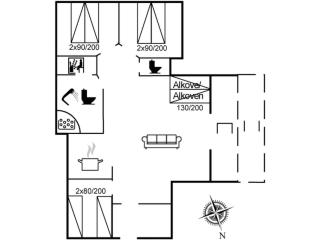 Holiday Home Filip - 100m from the sea by Interhome - Harboør - 9