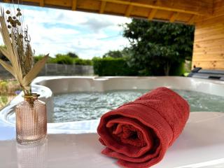 Gîte authentique avec spa, tennis et jardin paysager – Draps et ménage inclus, calme campagnard. - FR-1-489-540 - Chazemais - 8