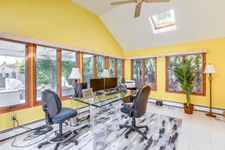 New Jersey Home with Private Office and Backyard Oasis - Brick - 7