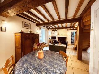 Maison 17e siècle avec jardin et terrasse, proche Haras du Pin et plages, max 5 pers, tout inclus. - FR-1-497-217 - Goulet - 4
