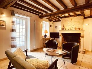 Maison 17e siècle avec jardin et terrasse, proche Haras du Pin et plages, max 5 pers, tout inclus. - FR-1-497-217 - Goulet - 2