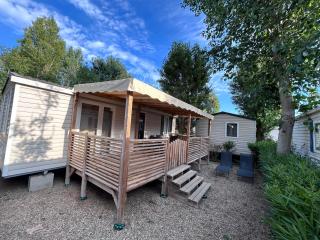 Mobil Home 2 chambres, 4 à 6 personnes, Vias Plage, Camping La Carabasse - 4 étoiles - Vias - 0
