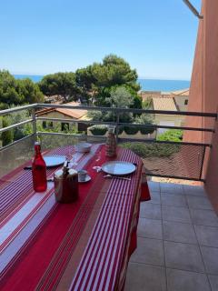 Appartement 4 pers - Terrasse - Vue Mer - Proche plage - Saint Pierre La Mer - 0