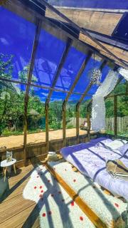 Chalet en verre sous une pluie étoilée - Lantosque - 6
