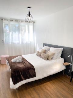 T3 Moderne avec balcon terrasse et parking gratuit - 7