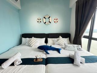 OceanBay Seaview 6PAX Studio Netflix A-19-13 - Kuantan - 9