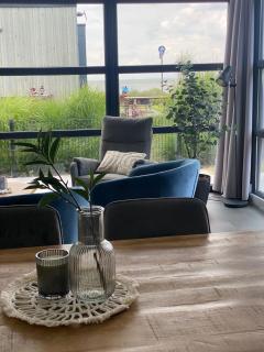 Enkhuizer Strand Chalet Windrose mit Zaun Haus Nr 225 - 1