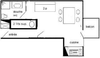 Résidence Les Hameaux I - Studio 3/4 pers - LES HAMEAUX I PLAGNE VILLAGES MAE-9094 - 9