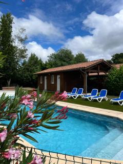 Villa spacieuse à Sainte-Eulalie-en-Born, terrasse, piscine privée - Sainte-Eulalie-en-Born - 9