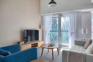 Blueground Marina gym security marina view DXB-1479 - 9