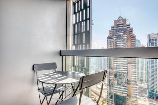 Blueground Marina gym security marina view DXB-1479 - 3