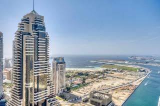 Blueground Marina gym security marina view DXB-1479 - 1