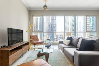 Blueground Downtown B Khalifa view pool DXB-645 - Dubai - 0