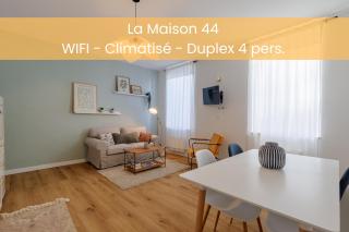 La Maison 44 - Duplex T3 - Clim, calme, Via Rhôna - Montélimar - 0