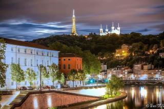 Appart climatisé Terrasse Vue sur Lyon et les quais de Saône - Lione - 5