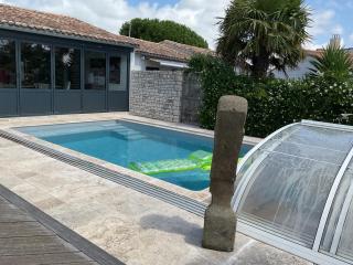 Maison 3 ch avec accès piscine chauffée couverte - Rivedoux-Plage - 9