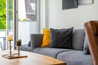 Die Zimmerei 5, zentrale Lage, Obergeschoss mit Balkon - Greetsiel - 0