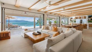Enchanting Villa Peace Oceanfront Five Bedrooms Plus Kids Bunk Room - Amphoe Koksamui - 1