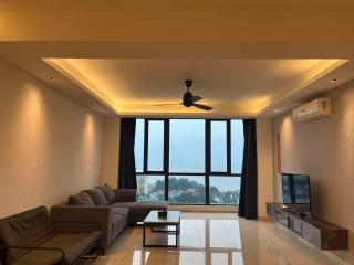 Tanjung Tokong Luxury SEAVIEW bathtub condo 2 rooms 6 pax near Straits Quay Marina Mall 丹绒道光 豪华海景 双房浴缸 高级公寓 - Tanjong Tokong - 6