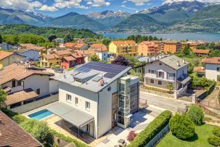 Villa Family with pool and amazing panoramic penthouse - Colico - 6