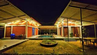 Farmhouse with Pool - Kalavady Farmstay - Baindūru - 9