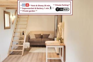 Le Petit Noisy entre Paris et Disney, proche Centrex avec Jardin privatif et parking - 0
