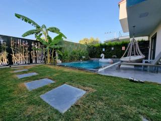 Villa Oyster Park Isıtmalı Yıldız Efektli Çocuk Havuzlu Villa - Aydın - 9