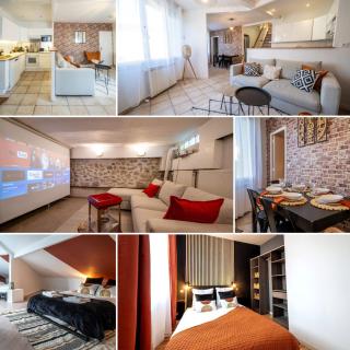 Maison de Brique- CINEMA ROOM-BABY-FOOT - 10min à pieds Gare RER A- TRÈS PROCHE ARENA LA DEFENSE ET PARIS - Houilles - 9