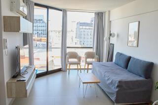 Studio impecable! En el centro de BA con solarium y parrilla - 0