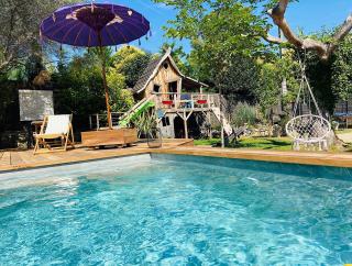 Villa Exotica et belle cabane en bois idéal famille - Roquefort-les-Pins - 7