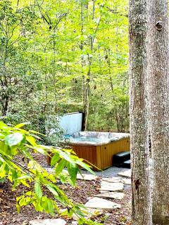 Cabin Getaway Near Atlanta Slide Deck Hot Tub - Morganton - 8