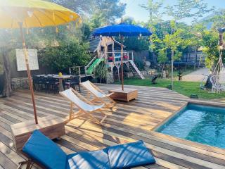 Villa Exotica et belle cabane en bois idéal famille - 6