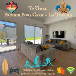 Ty Gwag Plain-Pied proche plage de Pors Carn - Penmarcʼh - 0