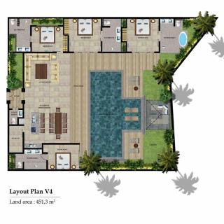 Modern 4 Br Villa 400m To The Beach In Canggu - 7