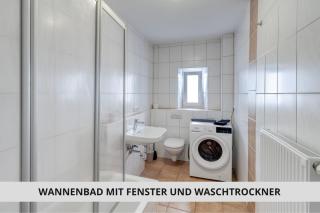 NEU Easy Sleep - FeWo mit 3 Zimmern bis 6 Personen, 5 Einzelbetten oder 2 Doppelbetten und 1 Schlafcouch, Küche, Tageslichtbad - Monteure willkommen - Bayreuth - 6