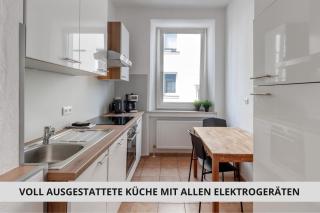 NEU Easy Sleep - FeWo mit 3 Zimmern bis 6 Personen, 5 Einzelbetten oder 2 Doppelbetten und 1 Schlafcouch, Küche, Tageslichtbad - Monteure willkommen - Bayreuth - 5
