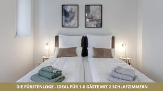 NEU FEWO FUERSTENLOGE 1-6 Pers hinter dem Markgräflichen Opernhaus - 2 Schlafzimmer mit Boxspringbetten 4 Einzel oder 2 Doppelbetten, Balkon und Einbauküche, Barrierearm - Bayreuth - 5