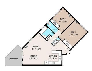 2 Bedroom Top Floor Parap Delight New to Market - Parap - 9