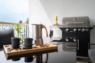 Fully equipped Apartments with Terraces, Free garage parking, Netflix & AC - by Apartmány Šlapanice cz - Šlapanice - 7
