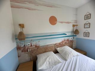 Gite La Goutte d'eau - Baby foot - 6 personnes LITS King & Queen size - Terrasse Vue étang - Saint-Josse - 2