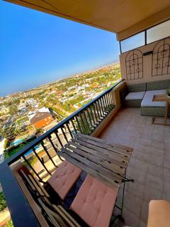 VIVE la PLAYA a 5 min con VISTAS-PISCINA-AIRE ACONDICIONADO-VENTILADORES DE TECHO-WIFI-Orientacion Sur - Roquetas de Mar - 8