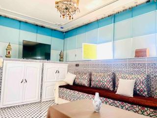 Appartement Riad style-Sky view Au centre ville, internet Fibre, canal plus, chaînes internationales - Agadir - 7
