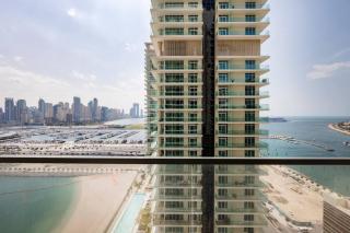 Cozy 1BR at Marina Vista offering Marina&Sea Views 1204 - Dubai - 7