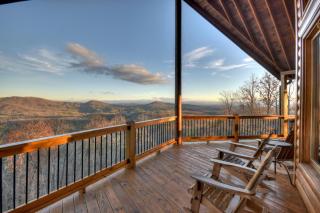Skyfall Sweeping mountain views gas fireplace hot tub - Mineral Bluff - 6