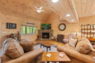 Firefly Cabin - Hot Tub Firepit Pet Friendly - Mineral Bluff - 9
