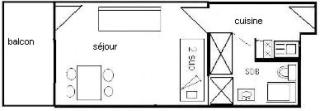 Résidence Le France - Studio 3/4 pers. 4 couchages LE FRANCE - PLAGNE CENTRE MAE-9114 - Aime La Plagne - 5